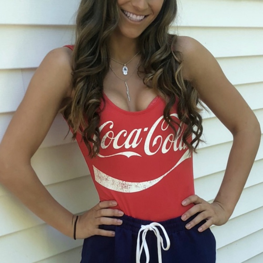 Red Coca-Cola Bodysuit